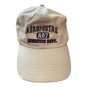 Aeropostale Athletics A87 Aero Cap Hat Strapback Made in Taiwan EUC